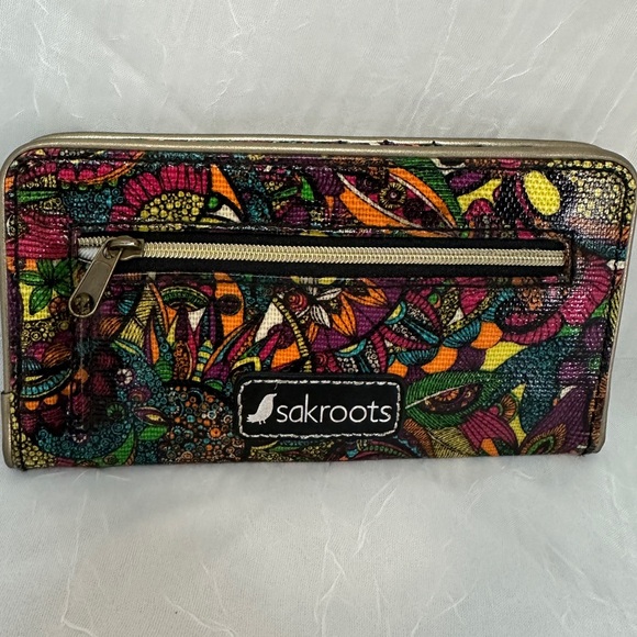 Sakroots Multicolor Patterned Wallet - Picture 1 of 6